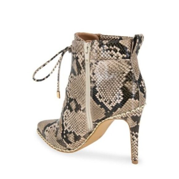 BCBGeneration Hinna Snakeskin Embossed Booties Size 5 - Picture 6 of 11
